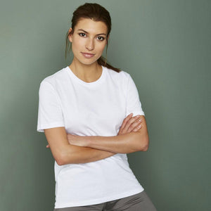 Women's Solid Crew Neck Tee Shirt