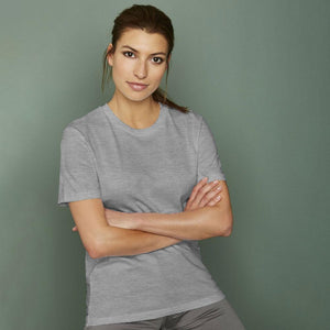 Women's Solid Crew Neck Tee Shirt