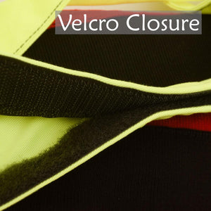 Assorted Colored Panels Tote Bag With Velcro Closure